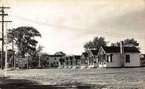 West Scarboro ME Beauty Rest Camps Private Baths Real Photo Postcard