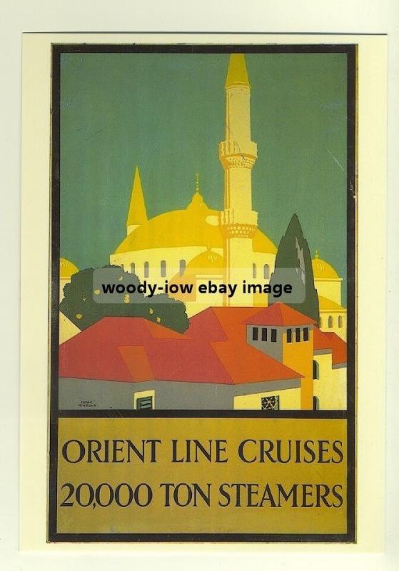 ad2196 - Orient Line Cruises - modern poster advert postcard
