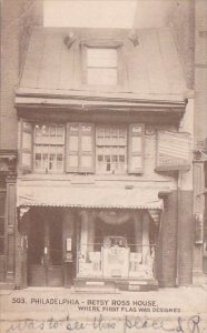 Pennsylvania Philadelphia Betsy Ross House Where First Flag Was Designed 1911