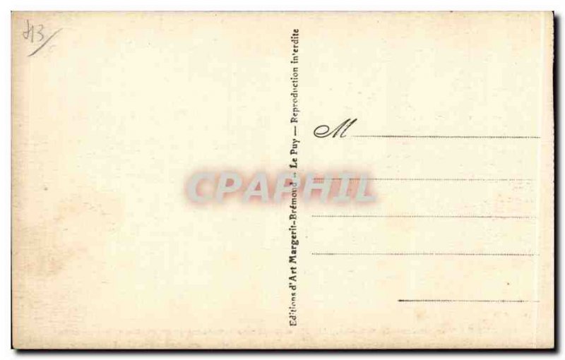 Postcard Old Brioude General view Southwest Center renamed for salmon fishing