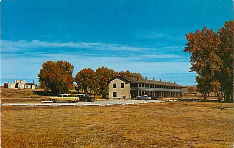 2 Cards with Views of Old Fort Laramie, Wyoming, WY