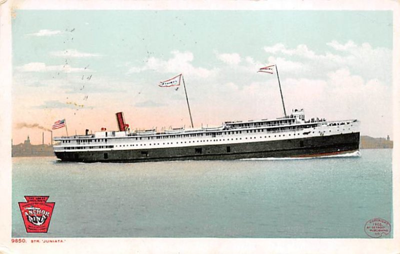 Steamer Juanita R.P.O., Rail Post Offices PU 1908 