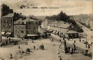 CPA LIMOGES Rond-Point Sadi-Carnot (611201)