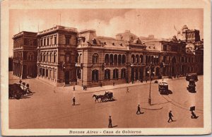 Argentina Buenos Aires Casa de Gobierno Vintage Postcard C111