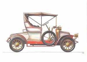 B99407 renault voiturette 1911  germany oldtimer car voiture