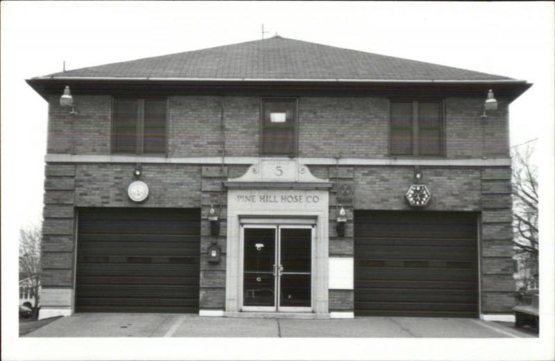 Pine Hill NY Fire Station 1987 Real Photo Postcard