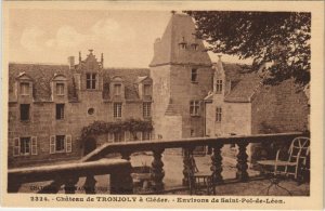 CPA Chateau de Tronjoly a Cléder (143189)