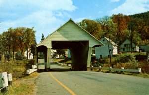 VT - Lyndon. Old Covered Bridge, South Wheelock Road    