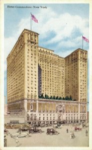 USA Hotel Commodore New York City Vintage Postcard 07.39