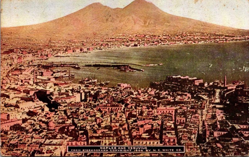 Italy Napoli and Vesuvius 1911