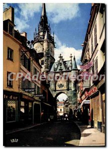 Modern Postcard Auxerre Yonne Clock Tower or Tour Gaillarde