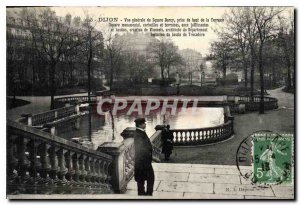 Postcard Old Dijon General view of Square darcy taken from the top of the mon...