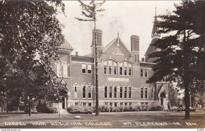 RP: MT. PLEASANT, Iowa, PU-1931; Chapel Iowa Wesleyan College