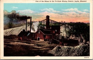 Postcard One of the Mines in the Tri-State Mining District in Joplin, Missouri