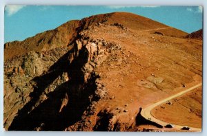 Colorado Springs Colorado CO Postcard Bottomless Pit Rock Building Scene c1960's
