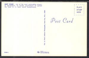 Bart Star Green Bay Packer Football