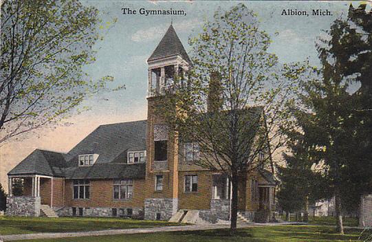 Michigan Albion The Gymnasium 1917