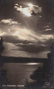 Sweden Leksand Från Kyrkudden Vintage RPPC C244