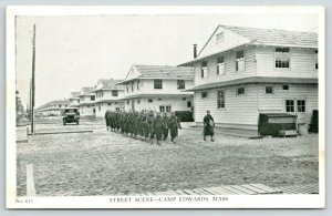 Buzzards Bay-Camp Edwards MA~Military Vehicle~Dumpster & Trash Can~1940s WWII