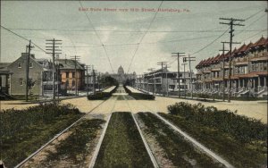 Harrisburg PA East State St. From 18th c1910 Postcard