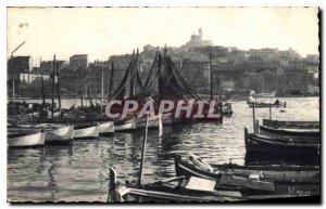 Old Postcard Marseille Vieux Port