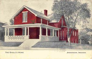 The Eagle's Home Anderson Indiana 1908 postcard