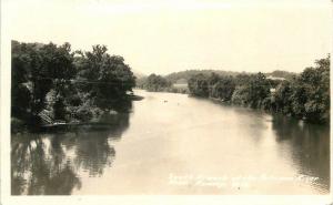 1940s Potomac River Romney West Virginia South Branch RPPC Photo Postcard 12543