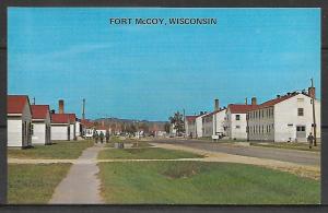 Wisconsin, Fort McCoy - Streets with Barracks - [WI-061]