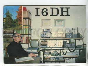 464578 1984 year Italy Montegallo radio QSL card