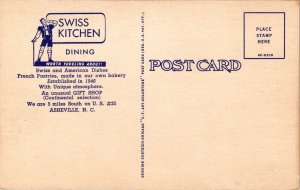 Linen Postcard Swiss Kitchen in Asheville, North Carolina~139337