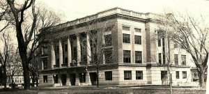 1961 Jackson Holton County Rppc House Court Kansas Ks Real Photo Building  
