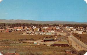 Pinedale Wyoming Birdseye View Of City Vintage Postcard K50946