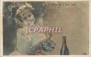 Postcard The Old Champagne Your Health