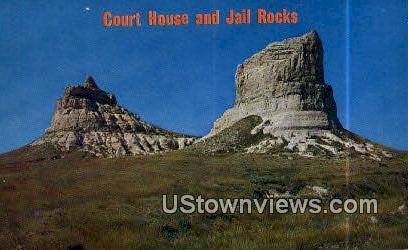 Court House & Jail Rocks in Bridgeport, Nebraska