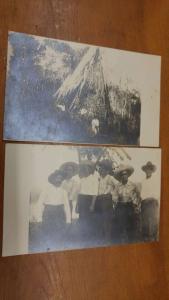 Pair of  Concepcion Chile Scenic Views Real Photo Antique Postcard J44614