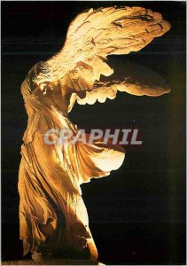 Modern Postcard Paris Louvre Museum Winged Victory