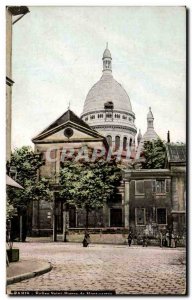 Old Postcard Paris Saint-Pierre de Montmartre Sacre Coeur