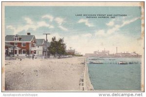 Indiana Indiana Harbor Lake Michigan Front And Cottages