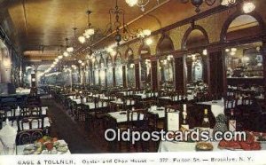 Gage & Tollner's Restaurant, Brooklyn New York, NY USA Unused 