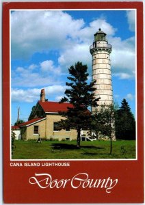 Postcard - Cana Island Lighthouse - Baileys Harbor, Wisconsin