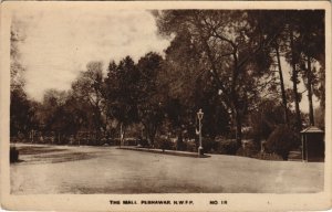 PC PAKISTAN, THE MALL PESHAWAR, Vintage REAL PHOTO Postcard (b43348)