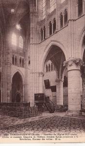 BF16234 interieur de l eglise  orbais l abbaye marne france front/back image