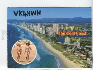 464544 1980 year Australia Queensland Gold Coast radio QSL card