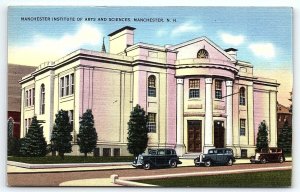 c1940 MANCHESTER NEW HAMPSHIRE INSTITUTE OF ARTS AND SCIENCE LINEN POSTCARD P657