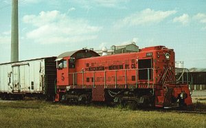 Vintage Postcard Hutchinson & Northern Railways Unit No. 5 Alco S-1 Unit Kansas