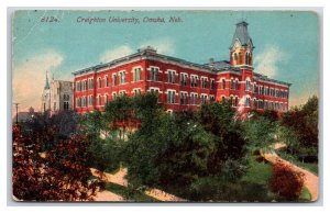 Creighton University Omaha Nebraska NE UNP DB Postcard V16