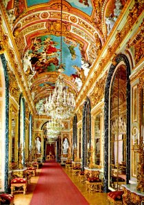 Germany Schloss Herrenchiemsee Gallerie Of Mirrors With Salons