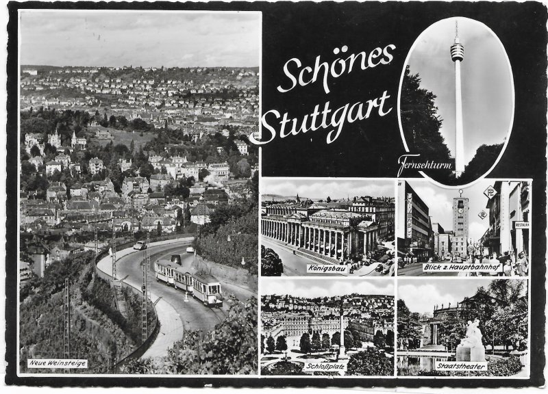 Germany. Stuttgart. Schones. Beautiful.  mint card.