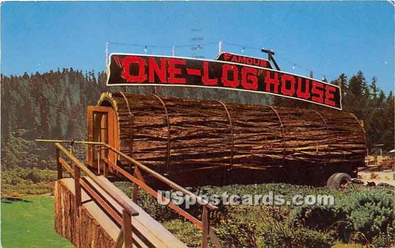 One Log House - MIsc, CA