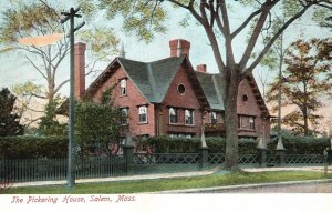 Vintage Postcard The Pickering House Salem Massachusetts Metropolitan News Pub.